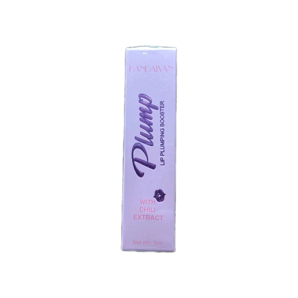 Handaiyan Plump & Pout Lip Plumping Booster 01 Clear Gloss NEW W/ Chili Extract